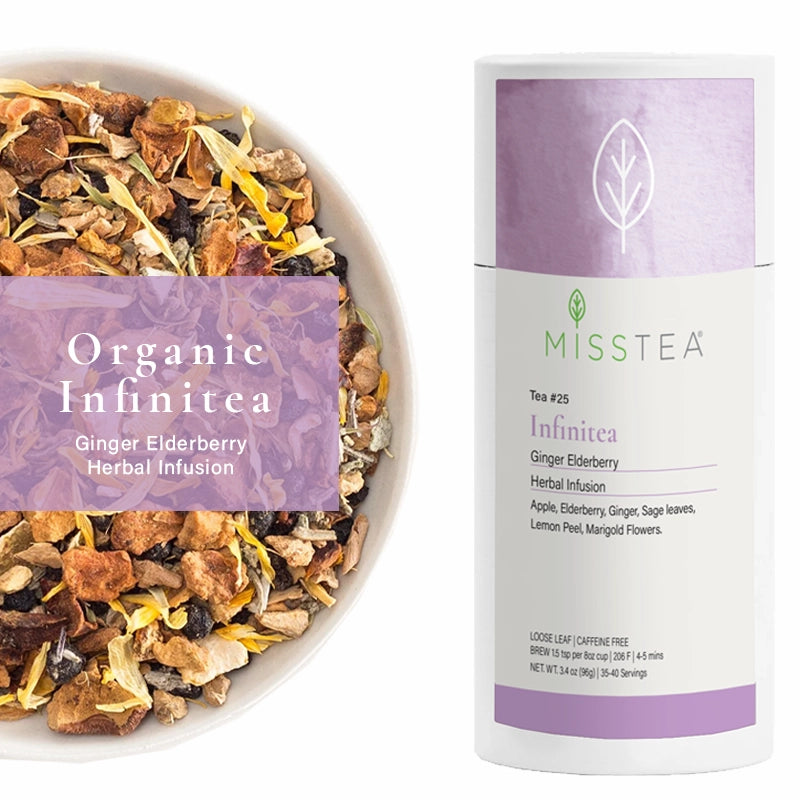 
                      
                        Organic Infinitea (Ginger Elderberry)
                      
                    