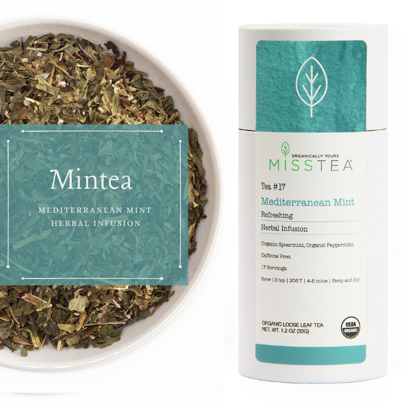 Miss Tea Mintea - Organic Mediterranean Mint Herbal Infuision