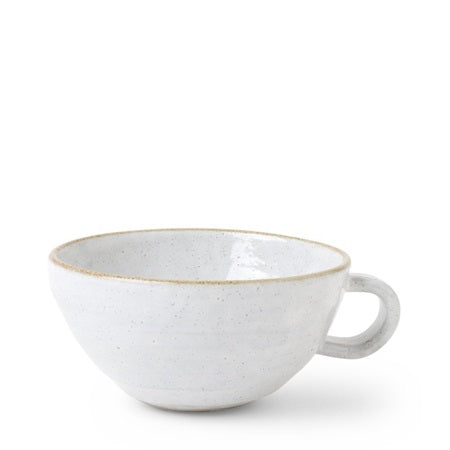 White Wide Ceramic Mug